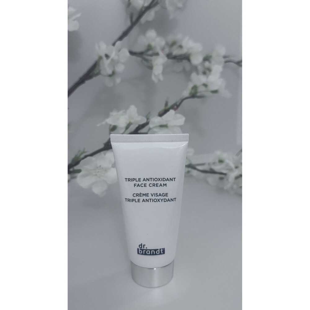 Dr. Brandt Triple Antioxidant Face Cream 1.7 oz Lot of 2 Full Size Moisturizer